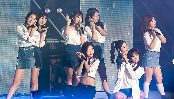 Lovelyz in April 2018