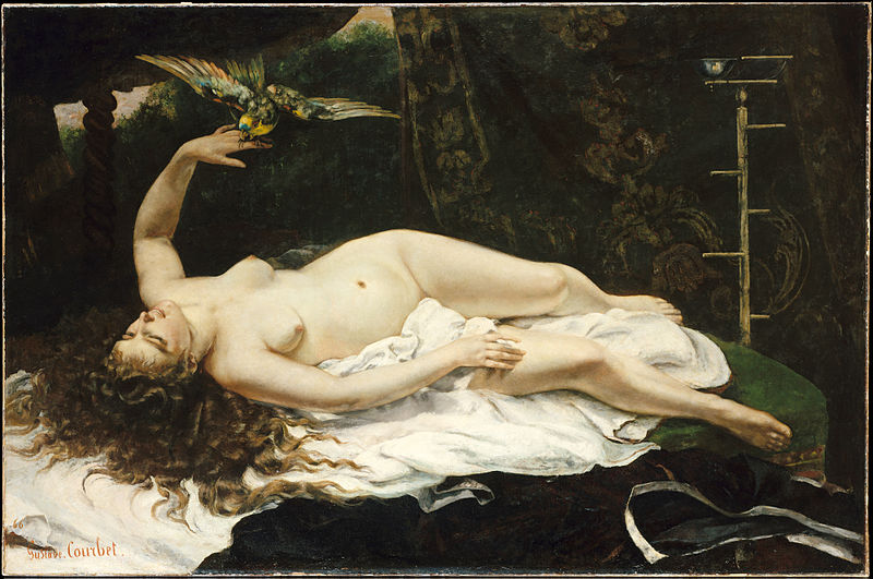 Plik:1866 Gustave Courbet - Woman with a Parrot.jpg