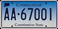 Thumbnail for Vehicle registration plates of Connecticut