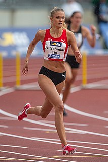 Alica Schmidt German sprinter and hurdler