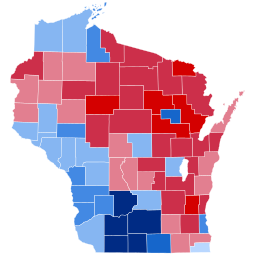 2018 United States House of Representatives Elections in Wisconsin by county.svg