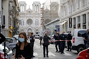 2020 Nice stabbing, road closed by the police 04.jpg