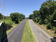 US 46 westbound in Mountain Lakes