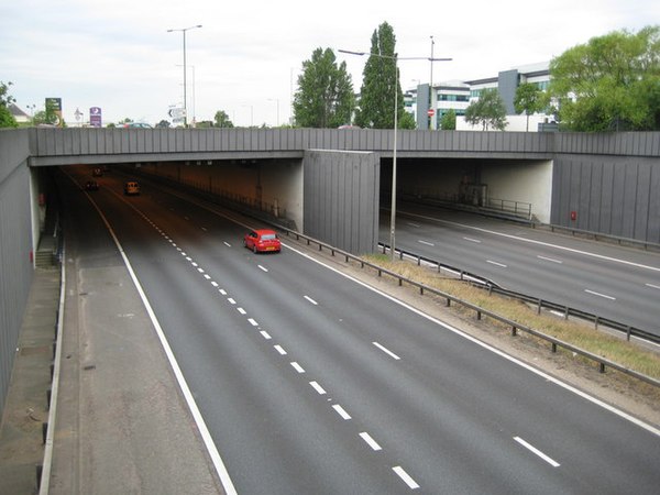 The northern portal of the Hatfield Tunnel