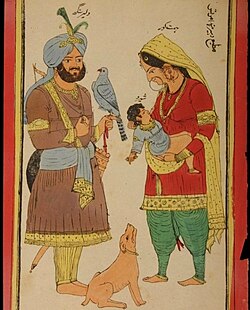 A painting of a Sikh family, circa late 19th century.jpg