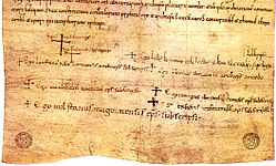 Thomas av Bayeuxʼ signatur