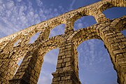 Wiki Loves Monuments, II nagroda: Akwedukt w Segowii w Hiszpanii. Autor: David Corral Gadea (CC BY-SA 3.0)