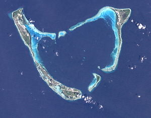 NASA-Sat.-Bild des Addu Atolls