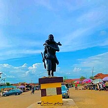 Akalako Statue at Ipetumodu market square