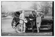 All-Star Trio in 1918 at their car