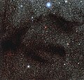 Dark nebula LDN 1768 contains protostars.[3]
