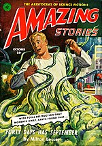 Amazing Stories cover image for October 1951