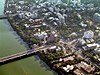 Aerial view of central Ahmedabad