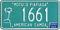 American Samoa license plate 1985 1661.jpg