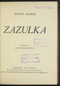 Anatole France Zazulka