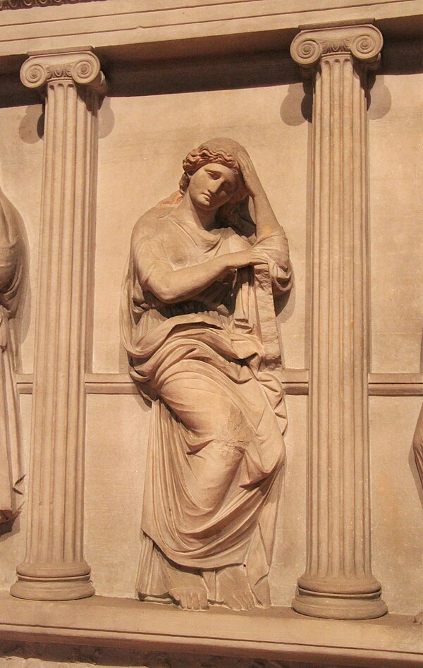 Tomb of the Mourning Women, Hellenistic necropolis of Sidon, now in the Istanbul Archaeology Museums