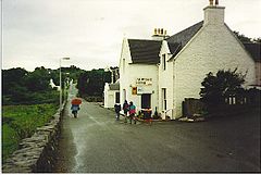 Thoroughfare and hotel in Ardvasar