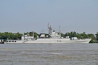 BNS <i>Umar Farooq</i> (2019) Type 053H3 frigate of the Bangladesh Navy