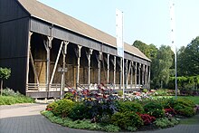 Eines der zwei Gradierwerke im Kurpark