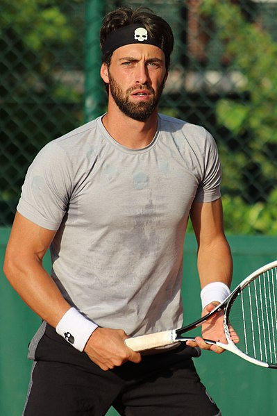 Basilashvili at the 2018 French Open