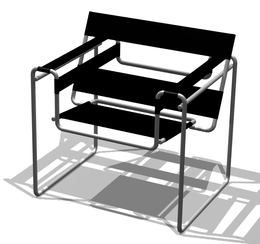 The Wassily Chair by Marcel Breuer Bauhaus Chair Breuer.png