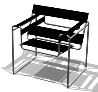 Wassily Chair chair design by Marcel Breuer