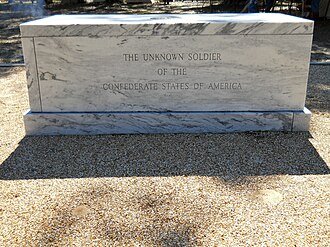 Tomb of the Unknown Confederate Soldier in 2012 Beauvoir Confederate States Unknown Soldier Tomb.jpg