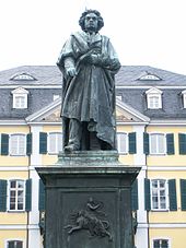 Statue Beethoven par Ernst Hähnel (Bonn)
