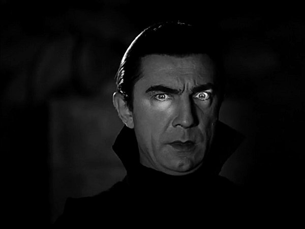 Count Dracula as portrayed by Bela Lugosi in the 1931 film version