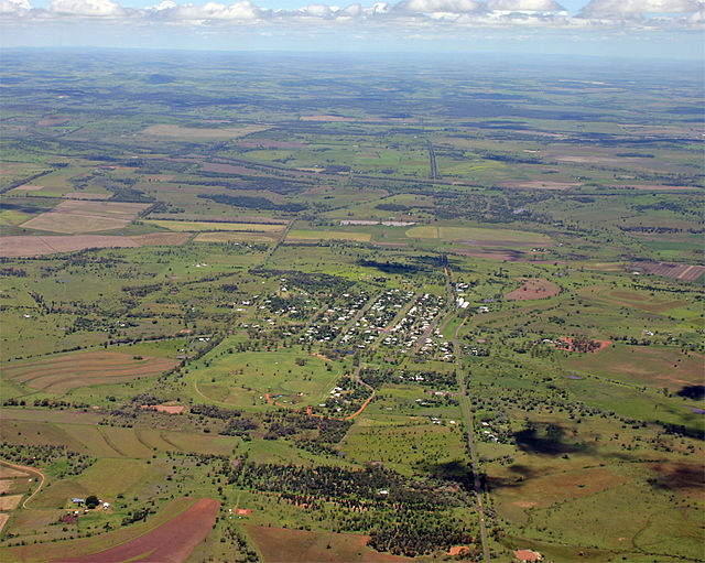 Aerial view of Bell, 2010