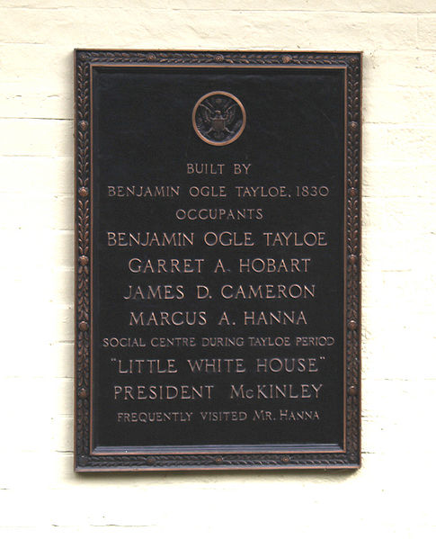 File:Benjamin Ogle Tayloe House - plaque - 2009.jpg