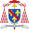 Blason du cardinal Charles II de Bourbon.svg
