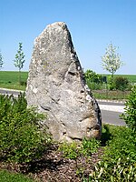 Borest (60), menhir známý jako Tail of Gargantua.jpg