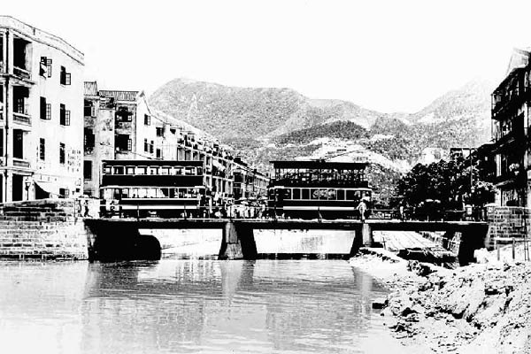 Bowrington Canal in the 1920s.