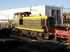 Locomotive RATP T 132 en 2012.