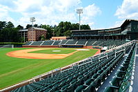 Boshamer Stadium, home venue of North Carolina. Cary C. Boshamer Stadium.JPG