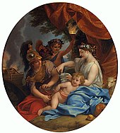 Charles Le Brun - Venus cortándole las helaas een Cupido.jpg