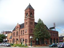 Charlottetown City Hall is the seat of municipal government. Charlottetown City Hall.JPG