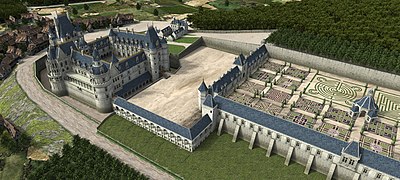 Le château de Gaillon en 1510.