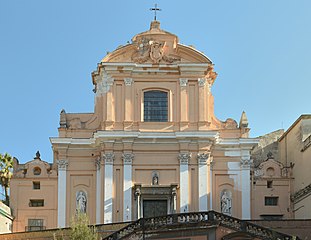 Santa Teresa degli Scalzi, facciata.