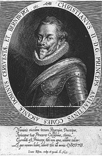 Christian I, Prince of Anhalt-Bernburg German prince (1568–1630)