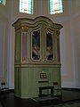 Antico organo del santuario di Nostra Signora dei Miracoli presso Cicagna, Liguria, Italia