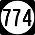 State Route 774 marker