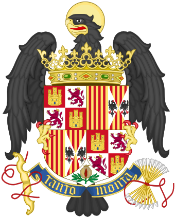 Coat of arms of the Catholic Monarchs after 1492