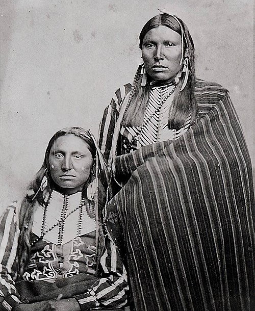 Comanche warriors, c. 1867–1874