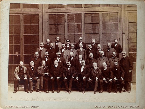 Condorcet's faculty in 1882.