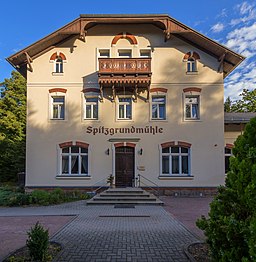 Coswig Am Spitzberg 2 Gasthaus Spitzgrundmühle Südansicht VII