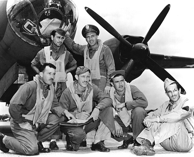 B-26 crew at Midway Island