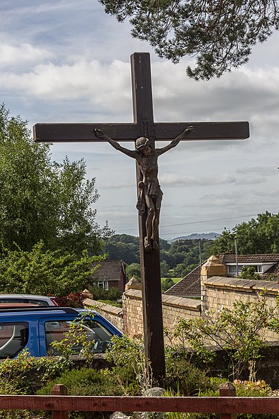 File:Crucifix, Our Lady of Ransom and Holy Souls Catholic Church, Llandrindod Wells, Powys.jpg