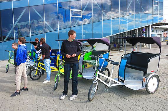 Cycle rickshaws in Estonia